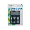 Calculadora liderpapel sobremesa xf31 14 digitos solar y pilas color negro 170x122x35 mm