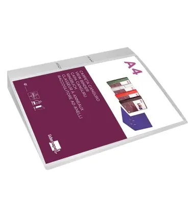 Carpeta liderpapel canguro 2 anillas 40 mm mixtas polipropileno din a4 transparente