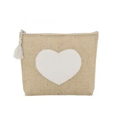 NECESER JUTE LAMINADO "KYRA" con corazón de Algodón