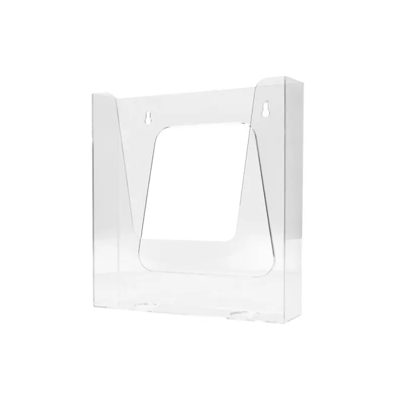 Expositor mural q-connect metacrilato un compartimento din a4 transparente 225x50x244 mm