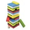 JUEGO DE MESA JENGA de colores de madera