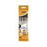 Boligrafo bic cristal medium negro bolsa de 5 unidades