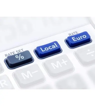 Calculadora casio ms-80e sobremesa 8 digitos tx +/- tecla doble cero color azul