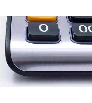 Calculadora casio ms-80e sobremesa 8 digitos tx +/- tecla doble cero color azul