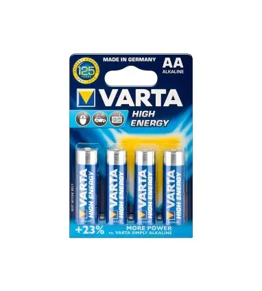 Pila varta alcalina longlife power aa tipo lr-06 blister de 4 unidades
