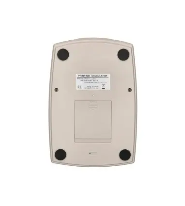 Calculadora liderpapel impresora pantalla papel 57 mm 12 digitos impresion bicolor blanca 225x158x56 mm