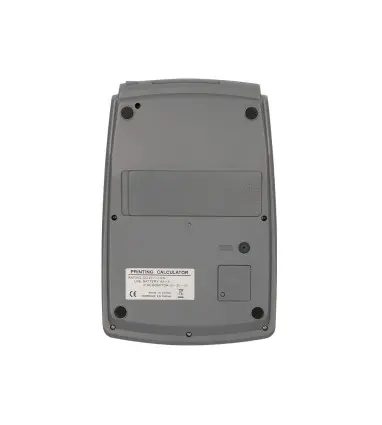 Calculadora liderpapel impresora pantalla papel 57 mm 12 digitos impresion bicolor blanca 235x155x62 mm