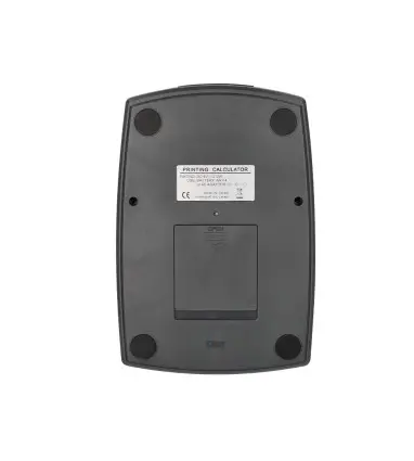 Calculadora liderpapel impresora pantalla papel 57 mm 12 digitos impresion bicolor negra 225x158x56 mm