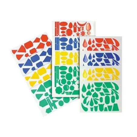 Gomets figuras surtidas 706 -bolsa de 20 hojas