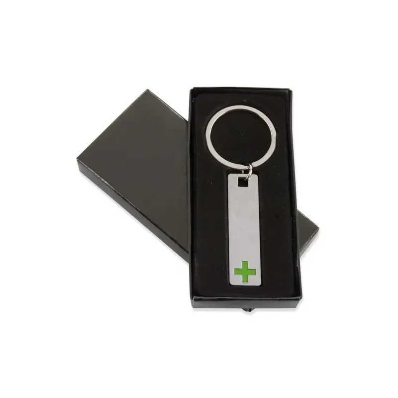 Llavero Metalico Alargado Cruz