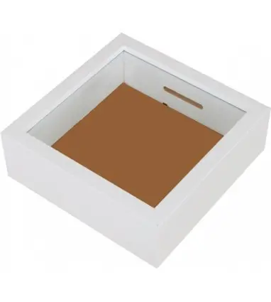 HUCHA MADERA BLANCA PARA PERSONALIZAR