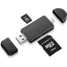 Memoria sd micro q-connect flash 64 gb clase 10 con adaptador