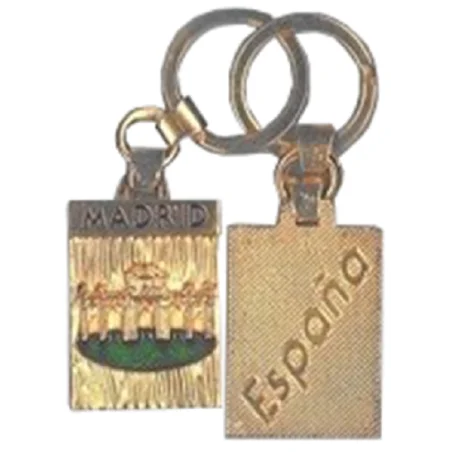 Llavero Dorado Madrid Puerta de Alcala