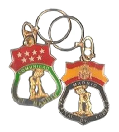 Llavero Esmaltado Madrid Oso y Madroño