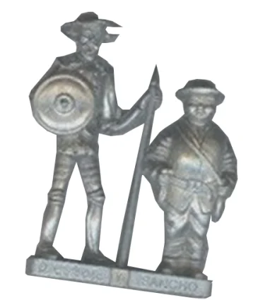 Figura Pequeña Quijote y Sancho
