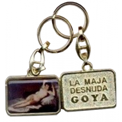 Llavero de La maja Desnuda de Goya