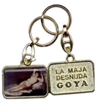 Llavero de La maja Desnuda de Goya