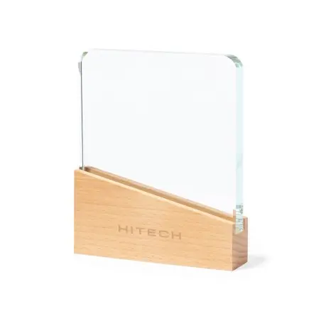 Trofeo, Metopa o PLACA VERTU de madera y cristal