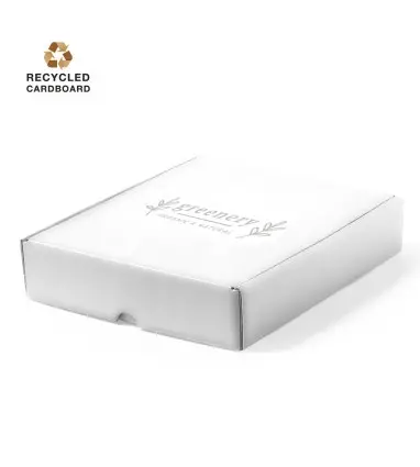 CAJA PRESENTACIÓN WINGARD de cartón reciclado blanco