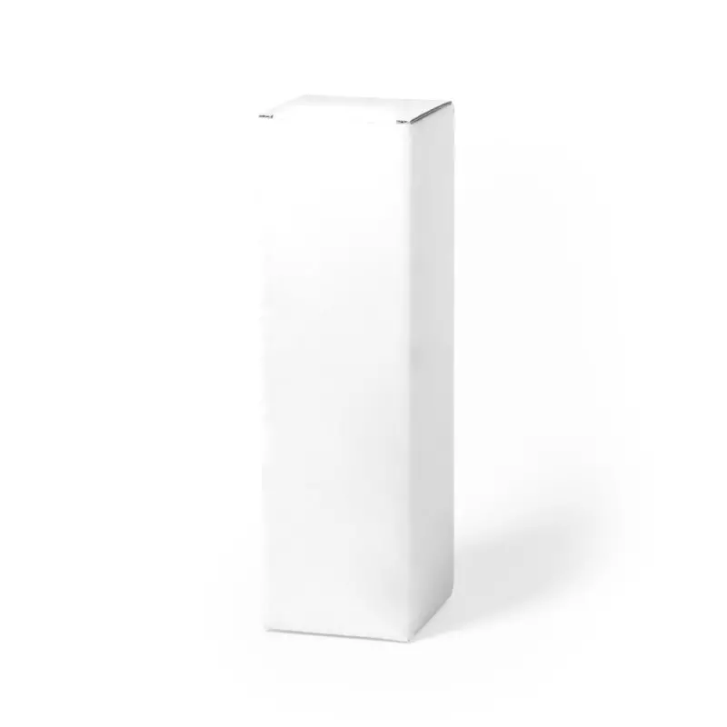 CAJA PRESENTACIÓN KUOLUX de cartón reciclado blanco ideal para bidones