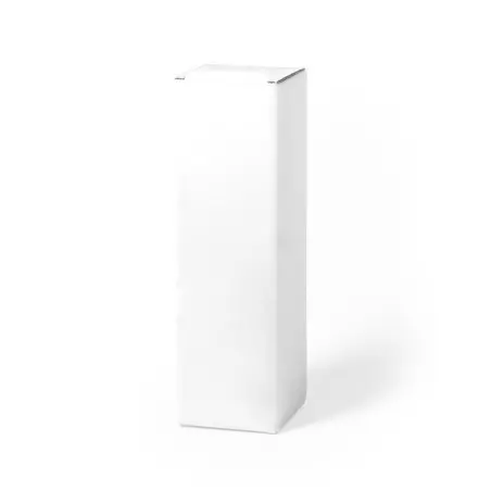 CAJA PRESENTACIÓN KUOLUX de cartón reciclado blanco ideal para bidones
