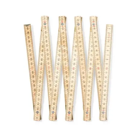 REGLA MEDIL plegable de carpintero de madera