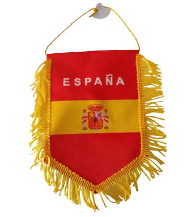 Banderin España con flecos