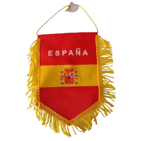 Banderin España con flecos