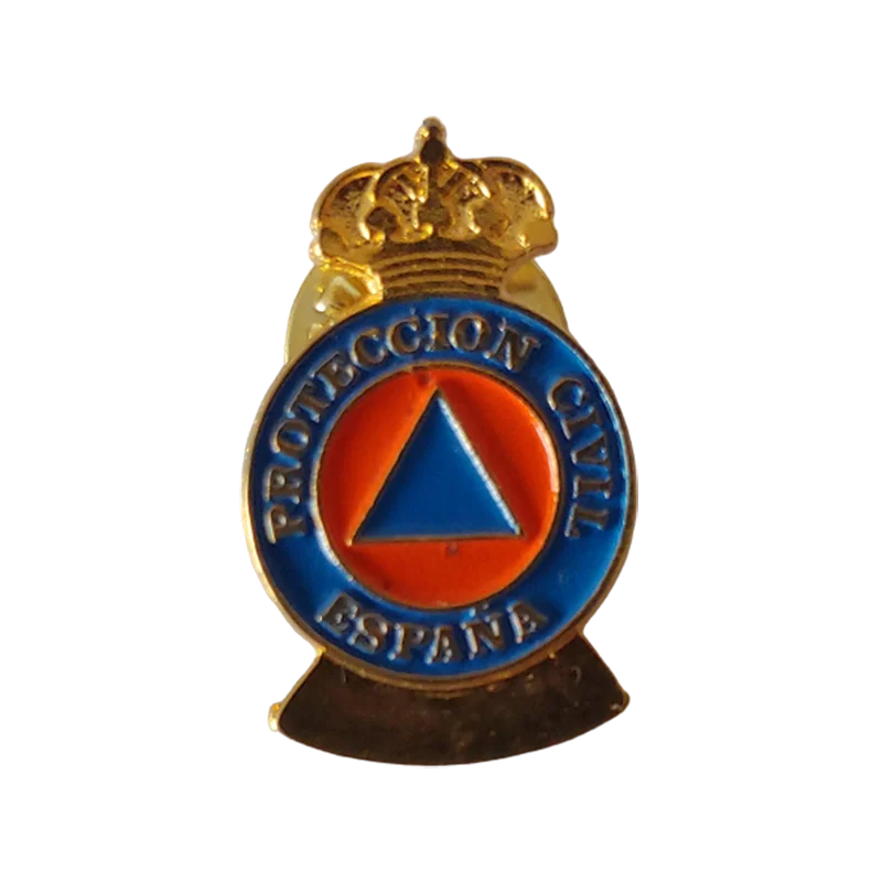 Pin Protección Civil Con Placa