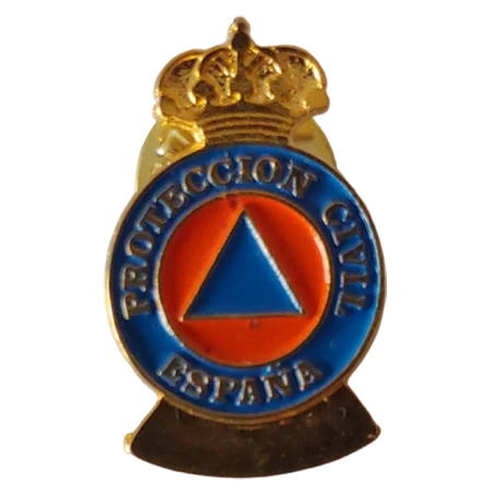 Pin Protección Civil Con Placa