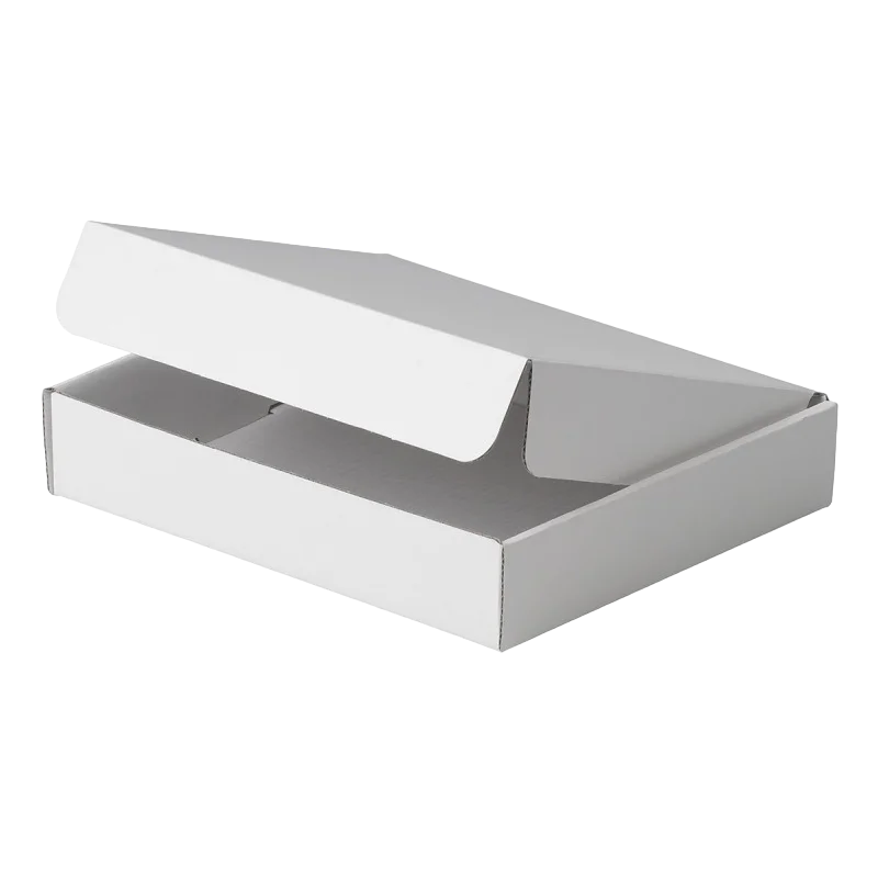 Caja Estuche cartón sencillo Blanco 210x165x30 mm