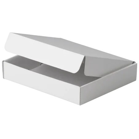 Caja Estuche cartón sencillo Blanco 210x165x30 mm