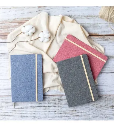 BLOC NOTAS CHANCY de Algodon reciclado de 14 x 21 cm