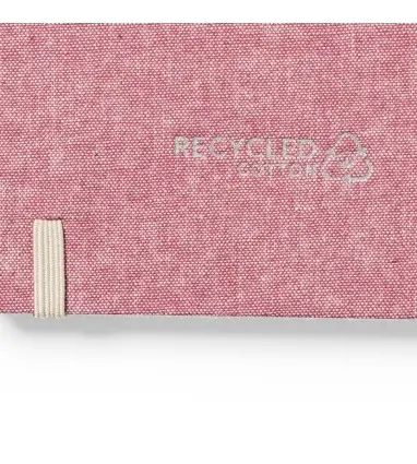 BLOC NOTAS CHANCY de Algodon reciclado de 14 x 21 cm