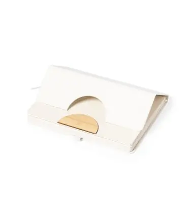 LIBRETA SOPORTE TORYA de bambú y cartón de leche reciclado
