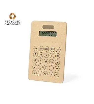 CALCULADORA VULCANO de cartón reciclado