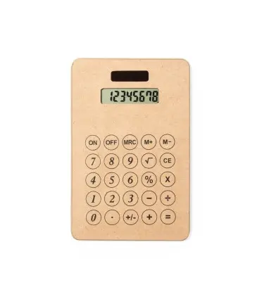 CALCULADORA VULCANO de cartón reciclado