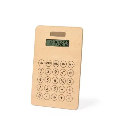 CALCULADORA VULCANO de cartón reciclado