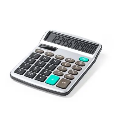 CALCULADORA TUERIS solar de Aluminio