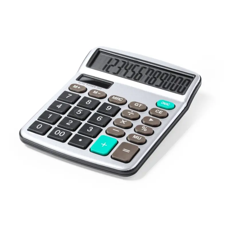 CALCULADORA TUERIS solar de Aluminio