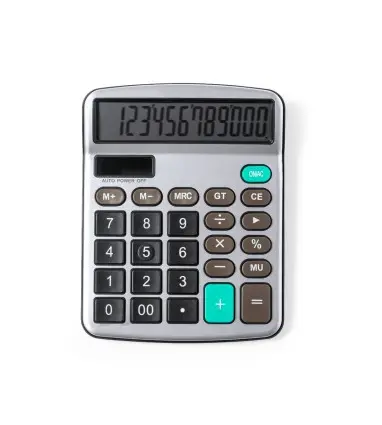 CALCULADORA TUERIS solar de Aluminio