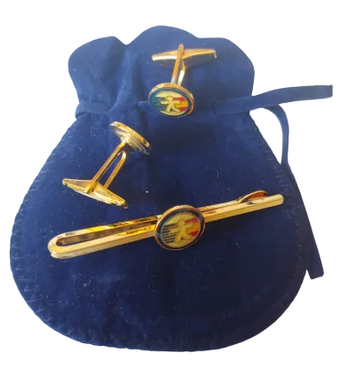 Juego Gemelos y Pisacorbatas AGRUPACION DEPORTIVA DE LA POLICIA