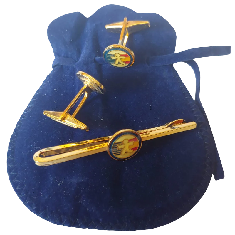 Juego Gemelos y Pisacorbatas AGRUPACION DEPORTIVA DE LA POLICIA