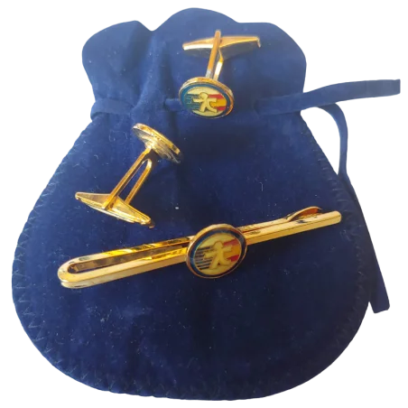 Juego Gemelos y Pisacorbatas AGRUPACION DEPORTIVA DE LA POLICIA