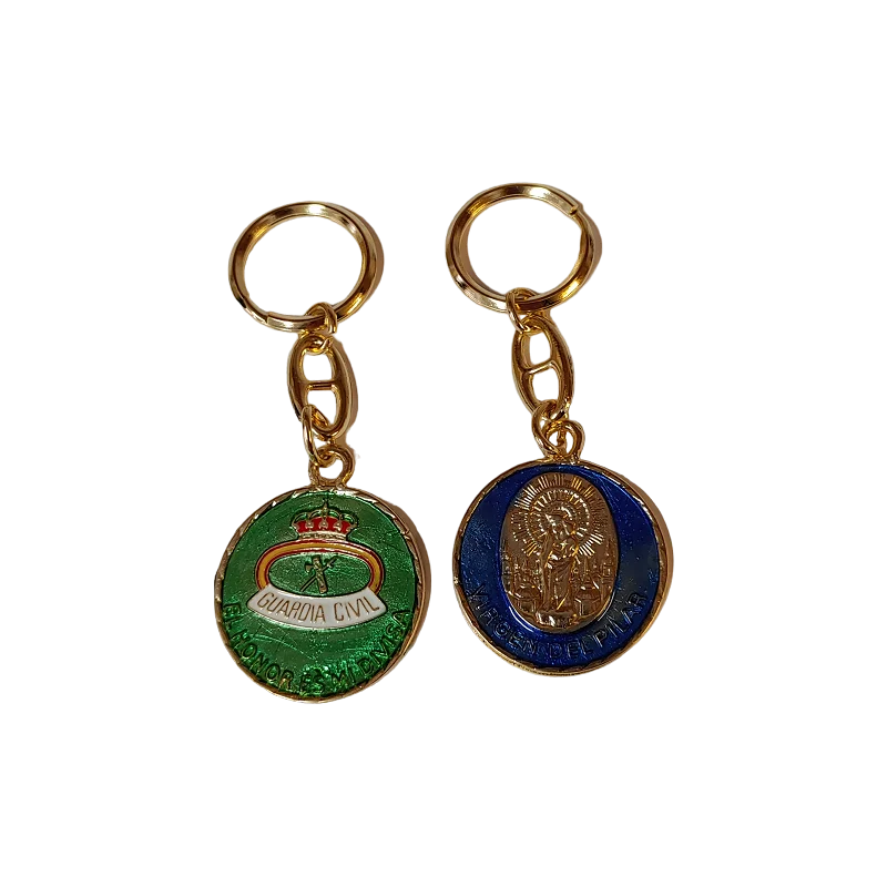 Llavero Virgen del Pilar Guardia Civil