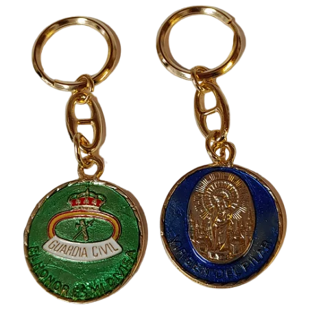 Llavero Virgen del Pilar Guardia Civil