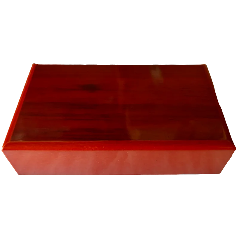 Peana Madera Rectangular raiz Caoba 25 cm