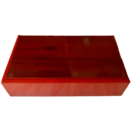 Peana Madera Rectangular raiz Caoba 25 cm