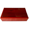 Peana Madera Rectangular raiz Caoba 25 cm