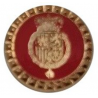 Pin Casa Real Felipe VI Fondo Rojo-Carmesi